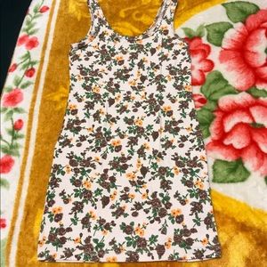 Floral Bodycon Mini Dress
